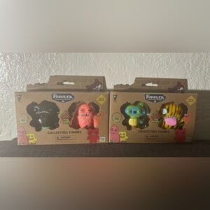 Fuggler Spongebob Squarepants & Patrick Set 2x 2 Collectible Mini Figure Lot